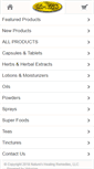Mobile Screenshot of natureshealingremedies.com